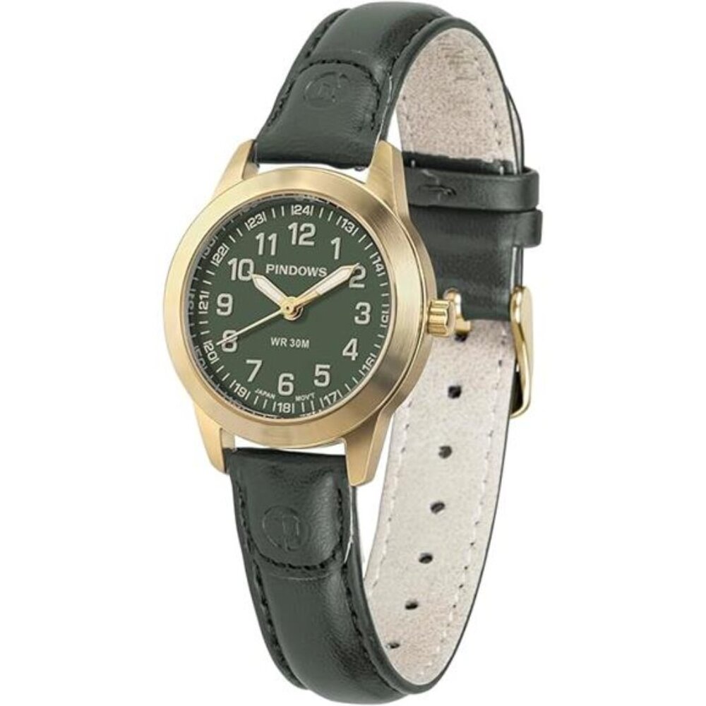 Slim Minimalist Quartz Analog Watch for Women, Gold-Tone Case - Picture 8 of 8